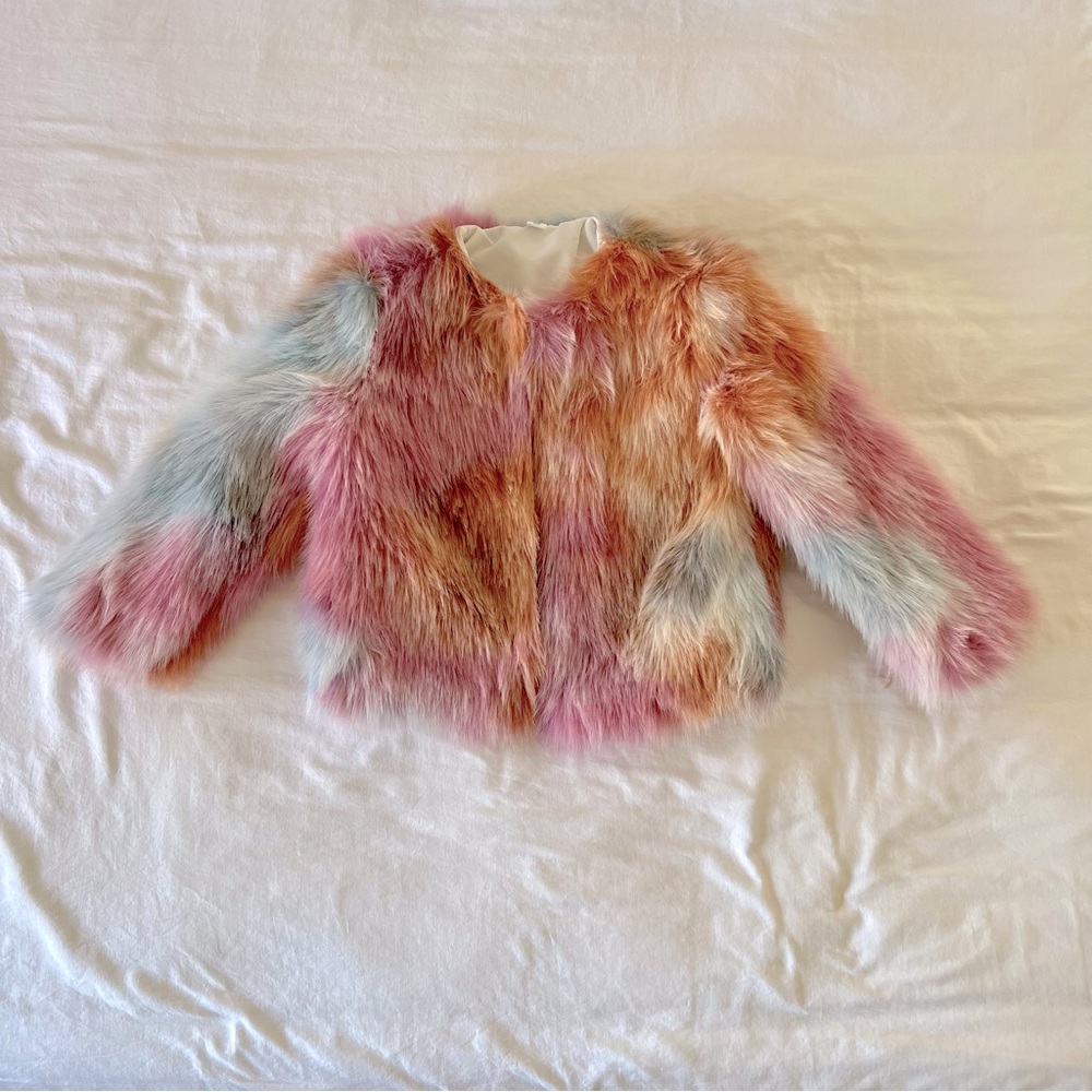NWOT Shein Girls’ Faux Furry Coat